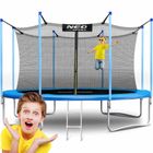Neo-Sport, trampolina ogrodowa, z siatką wewnętrzną i drabinką, 13ft/404 cm