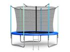 Neo-sport, trampolina ogrodowa z siatką wewnętrzną i drabinką, 252 cm