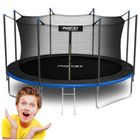 Neo-Sport, trampolina ogrodowa z siatką wewnętrzną i drabinką, 465 cm