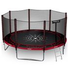 Neo-Sport, trampolina ogrodowa z siatką zewnętrzną i drabinką, 13ft/404 cm