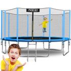 Neo-Sport, trampolina ogrodowa, z siatką zewnętrzną i drabinką, 15ft/465 cm