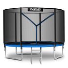 Neo-Sport, trampolina ogrodowa z siatką zewnętrzną i drabinką, 6ft/183 cm