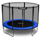 Neo-Sport, trampolina ogrodowa z siatką zewnętrzną i drabinką, 8ft/252 cm