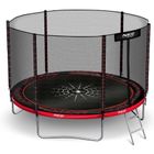 Neo-Sport, trampolina ogrodowa z siatką zewnętrzną i drabinką, 8ft/252 cm