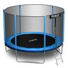Neo-Sport, trampolina ogrodowa z siatką zewnętrzną i drabinką, 8ft/252 cm