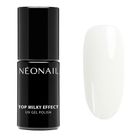 NeoNail, Top Milky Effect Creamy, mleczny top hybrydowy, 7.2 ml