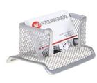 Net, wizytownik metalowy, srebrny