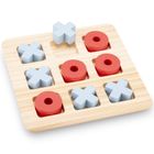 New Classic Toys, kółko i krzyżyk, drewniana gra logiczna