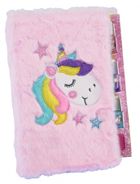 Nice Group, Jednorożec, zestaw make up w formie pamiętnika z futerkową okładką