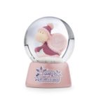 Nici, Cosy Winter, Ślimak pink Soa, brokatowa kula śnieżna, 6,5 cm