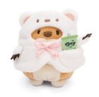 Nici, MyMochi, Pies Hiro z herbatą bąbelkową i kostiumem niedźwiedzia polarnego, maskotka w pudełku prezentowym, 8 cm
