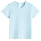 Niebieska koszulka basic z bawełny czesanej NOWEAR