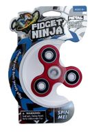 Ninja, Fidget Spinner, metalowy, czerwony