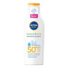 Nivea, Babies & Kids Sensitive Protect, balsam do opalania dla dzieci SPF50+, 200 ml