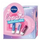 Nivea, Essential Trio, zestaw pomadek do ust, 3-4.8g