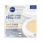Nivea, Expert Finish Cellular 3in1 Care Cushion, krem-podkład w poduszce SPF15, nr 01, Light, 15 ml