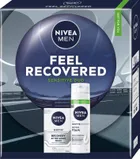Nivea, Feel Recovered, zestaw prezentowy męski: balsam po goleniu, 100 ml + pianka do golenia, 200 ml