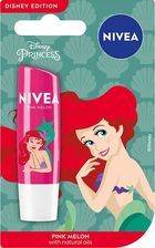Nivea, Księżniczki Disneya, pomadka ochronna, pink melon