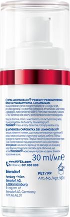 Nivea, Luminous 630, anti-age serum 2w1 na przebarwienia i zmarszczki, 30 ml