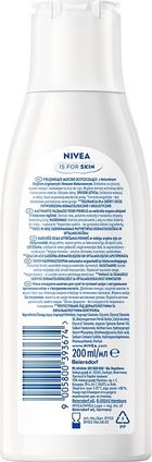 Nivea, mleczko oczyszczające cera sucha i wrażliwa, 200 ml