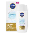 Nivea, Sun Invisible Daily, fluid do twarzy SPF50+, 40 ml