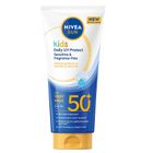 Nivea, Sun Kids Daily UV Protect, balsam do opalania dla dzieci do twarzy i ciała z bardzo wysoką ochroną SPF50+, 100 ml