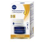 Nivea, zestaw: Przeciwzmarszczkowy+Rewitalizujący krem na dzień, 55+, 50 ml + krem na noc, 55+, 50 ml