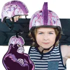 No Fear, mohawk, kask ochronny, white/purple, rozmiar 48-52 cm