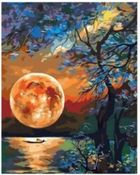 Norimpex, diamentowa mozaika, Księżyc nad jeziorem, 30-40 cm