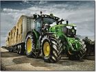 Norimpex, diamentowa mozaika, Traktor z przyczepą słomy, 30-40 cm