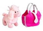 Norimpex, pudel w torebce, maskotka, różowy