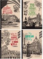 Notatnik ozdobny 143-215, 96K, gładki, twardy karton, 1 szt.