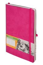 Notes Impresja, A5, kratka, różowy, 1 szt.