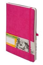 Notes Impresja, A5, kropki, różowy, 1 szt.