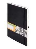 Notes Impresja B5, linia, czarny, 1 szt.