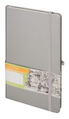 Notes Romantyzm A5, kropki, srebrny, 1 szt.