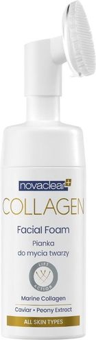 Novaclear, Collagen, pianka do mycia twarzy, 100 ml