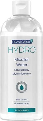 Novaclear, Hydro, nawilżający płyn micelarny, 400 ml