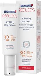 Novaclear, Redless SPF 30, krem wzmacniający do cery naczynkowej na dzień, 50 ml