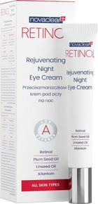 Novaclear, Retinol, przeciwzmarszkowy krem pod oczy na noc, 15 ml