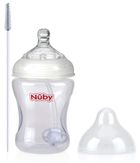Nuby, butelka 360° ze smoczkiem SoftFlex 360°, 240 ml