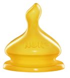 Nuk, First Choice, lateksowy smoczek na butelkę, rozmiar 1S, 0-6m, 1 szt.