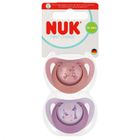 Nuk, First Choice, smoczek uspokajający, małpka i kangur, 18-36m, 2 szt.