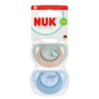 Nuk, First Choice, smoczek uspokajający, żółw i wieloryb, 18-36m, 2 szt.