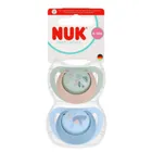 Nuk, First Choice, smoczek uspokajający, żółw i wieloryb, 6-18m, 2 Szt.