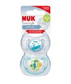 Nuk, Freestyle, smoczek uspokajający, 18-36 m, 2 szt.