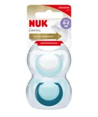 Nuk, Genius, smoczek uspokajający, niebieski, 0-2 m, 2 szt.