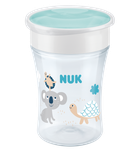 Nuk, Magic Cup, kubek niekapek z ustnikiem 360°, 8m+, turkusowy, 230 ml,