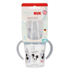 Nuk, Myszka Miki, butelka z uchwytem, popielata, 6m+, 150 ml
