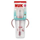 Nuk, Perfect Match, butelka do nauki picia ze słomką, miś, 260 ml